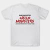 Мужская черная футболка с принтом Babymonster Hello Monster 2025 World Tour Печать на термотрансферной бумаге без резки Хлопковая футболка