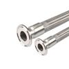 Гибкий сильфонный шланг XUMIN из нержавеющей стали 304 с оплеткой, Tri-Clamp