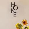 Handicraft Home Metal Sign Wall Mounted Metal Wall Pendant Vertical English Sign Nursery Bedroom