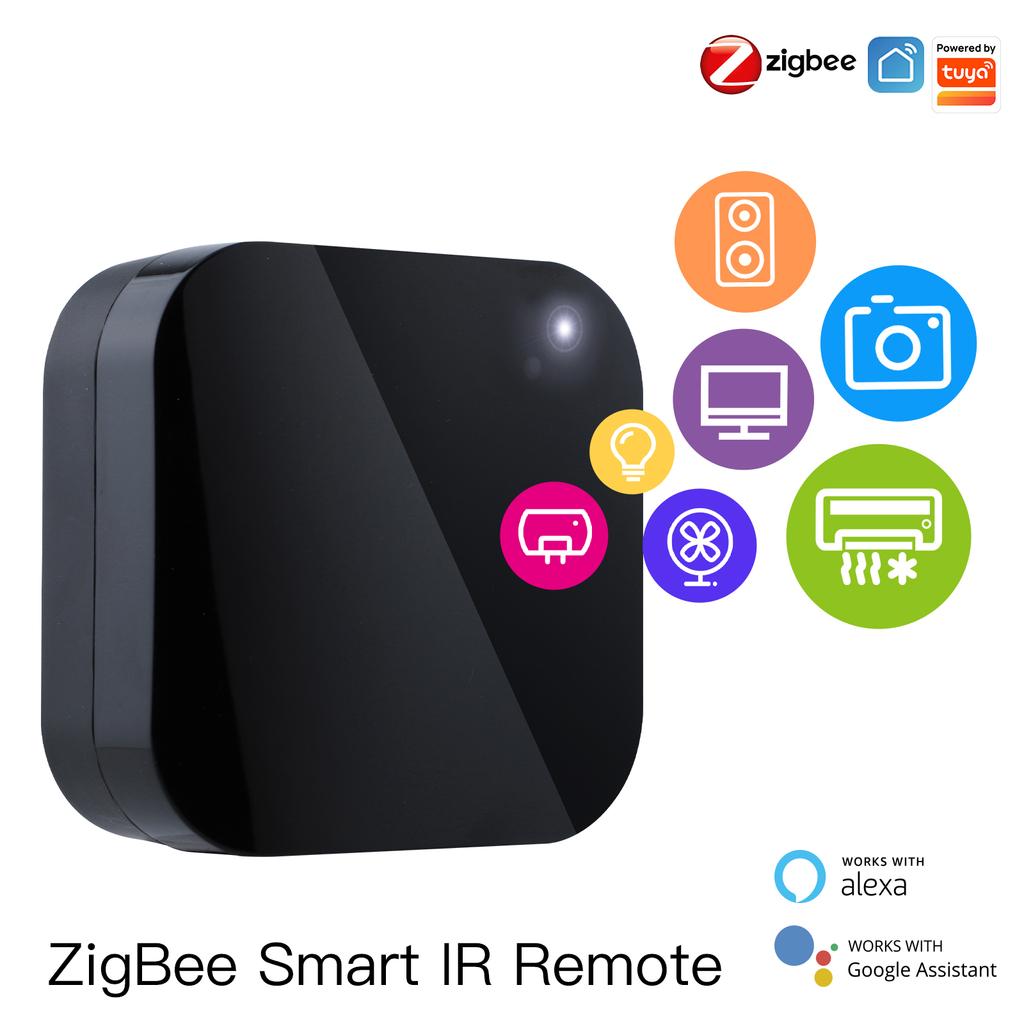 Универсальный инфракрасный пульт дистанционного управления ZigBee Работает с Alexa Google Home Беспроводной пульт дистанционного управления на платформе Tuya