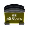 Carmate Car Trash Can with Lid Carbon Fiber Made in DZ572 (CARMATE) [Includes Anti-Tip Support] Black, Japan,