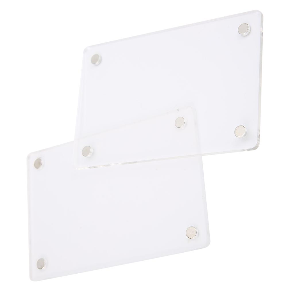 3-дюймовая магнитная акриловая прозрачная фоторамка на холодильник наклейка для Instax Mini