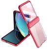 Прозрачный гальванический складной зеркальный пленочный чехол для Motorola Razr 40 Ultra, чехол «все включено», защитный противоударный жесткий чехол