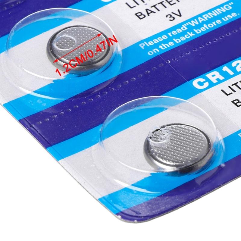 Батарейки CR1220 Плоские батарейки для автомобильных ключей Надежное и эффективное решение для электропитания, подходящее для малой электроники
