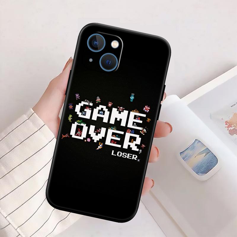 QE30 Game Over Phone Case for OPPO A40 A60 A80 A15 A16 A16K A12 A17 A17K A54 A54S A53 A53S A55 A56 A57 A98 F23