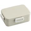 Lunch Box, Dull Gray, 650ml, 4-Point Lock, For Women, Made In Japan YZFL7AG-A