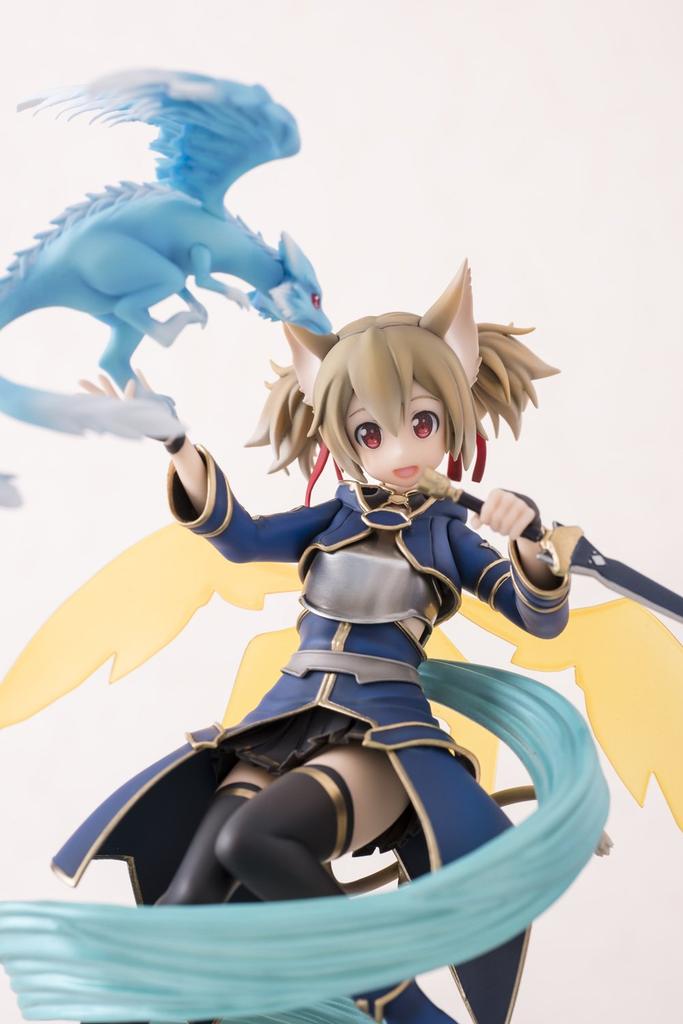 Смешные рыцари Sword Art Online Silica ALO scale ПВХ окрашенная готовая фигурка Ver. 1/8