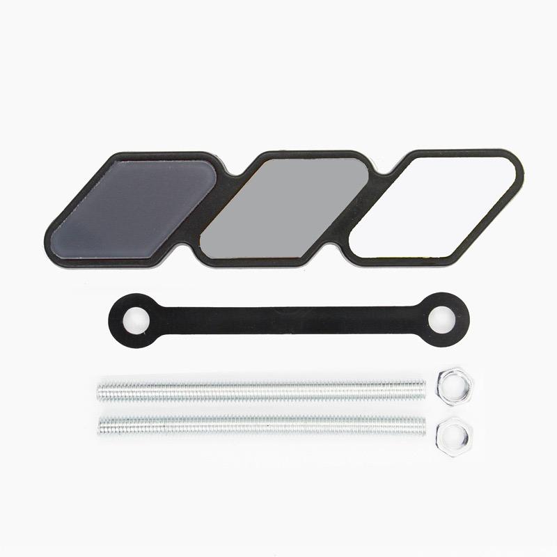 3 Colors Grille Badge Emblem Decals For Toyota Tacoma Tundra 4Runner TRD Rav4 CHR Highlande Strip Air Inlet Auto Car Accessories