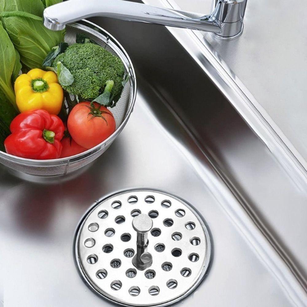 Round Square Shape Floor Drain Net Cover Stainless Steel Hair Filter Useful Drain Cover