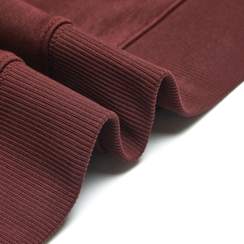 Fila Оригинальный свободный флисовый свитшот American Vintage, унисекс, винно-красный F51M449204F-WI