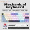 AJAZZ NK61 Проводная игровая механическая клавиатура 60% RGB - Сменные 61 клавиша Красный переключатель Мини-клавиатура для игрового ПК