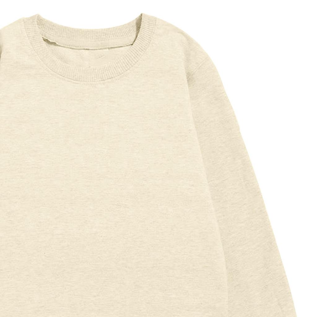 Мальчики Девочки Детские свободные однотонные рубашки, толстовки, топы