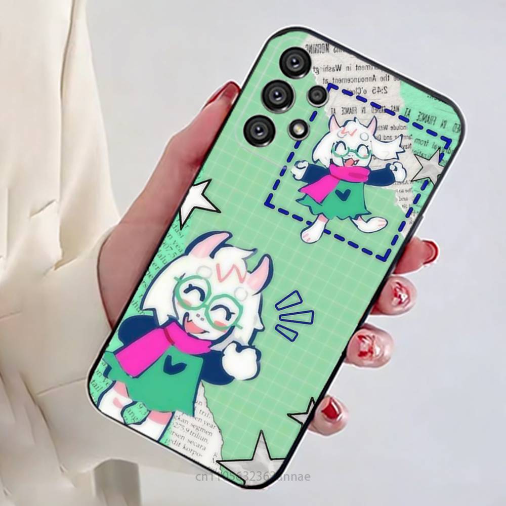Чехол для телефона D-Deltarune Ralsei для Samsung Galaxy A73,23,53,33,14,24,13,72,22,52,32,54,A34 Мягкий чехол