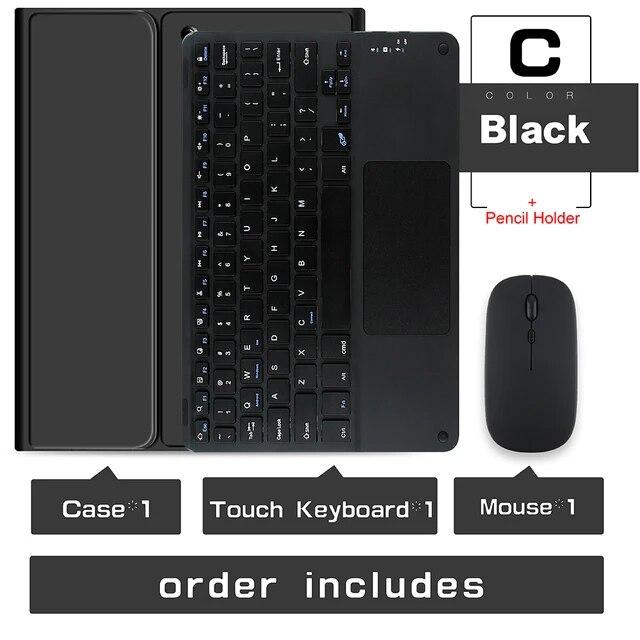 Клавиатура Беспроводная мышь для iPad Pro 11 Case 2021 2020 iPad Air 4 Case 10.2 IPad 9-го и 10-го поколения Case 2021 Mini 6 Case Air 2