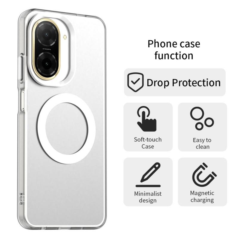 Для чехла Redmi A5 Крышка Xiaomi Redmi A5 Capas Бампер Противоударный Беспроводная зарядка Магнитный Матовый Прозрачный Fundas Redmi A5 171.7мм