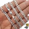 Men' Silver Chain Cuirass 925 SILVER FULL 7mm Diamond Cuban