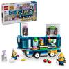 LEGO Minion Minion Music Party Bus Toy Present Birthday Block Christmas Girls Boys Children 7 Years Old 8 Years Old 9 Years Old Elementary School
