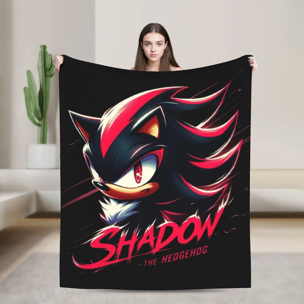 Ежик Тень X - Путь Тени Винтажное Одеяло Фланелевое Винтажное Теплое Покрывало для Постели Осень/Зима