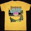 HAWKWIND WARRIOR ON THE EDGE OF TIME Футболка Желтая Все размеры Рубашка Унисекс Футболка