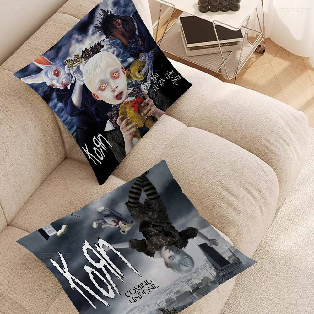 Рок-группа Korn Без названия Делюкс Стежок Наволочка Lucky Dragon Наволочка для диванной подушки Украшение дома и комнаты Детский подарок