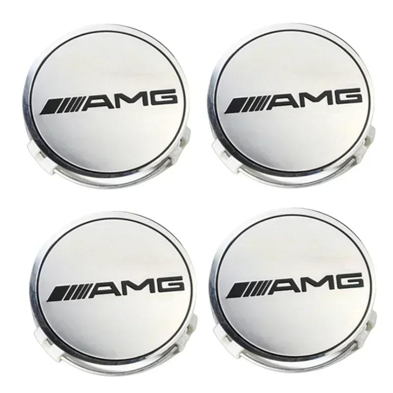 Автомобильная наклейка 2025 Горячая Для Benz C200 2025 Горячая Автомобильная Для Mercedes benz AMG 75 мм Центральная крышка ступицы колеса автомобиля для Mercedes benz W203 W2
