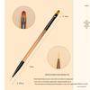 Japanese Dual-Ended Gel Pen for Nail Art: Light-Curing Brush for Painting, Outlining, and Stripping with Round & Flat Head