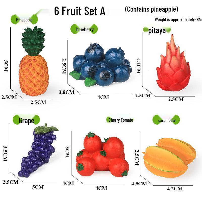 Реалистичные мини-модели овощей и фруктов для обучения: Орнаменты: Кукуруза, Шпинат, Лук, Грибы, Тыква, Перец.