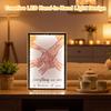Acrylic Light Up Picture Frame Mother Day Holding Hands Frame Light Unique Design for Women Grandma Birthday Christmas Gift