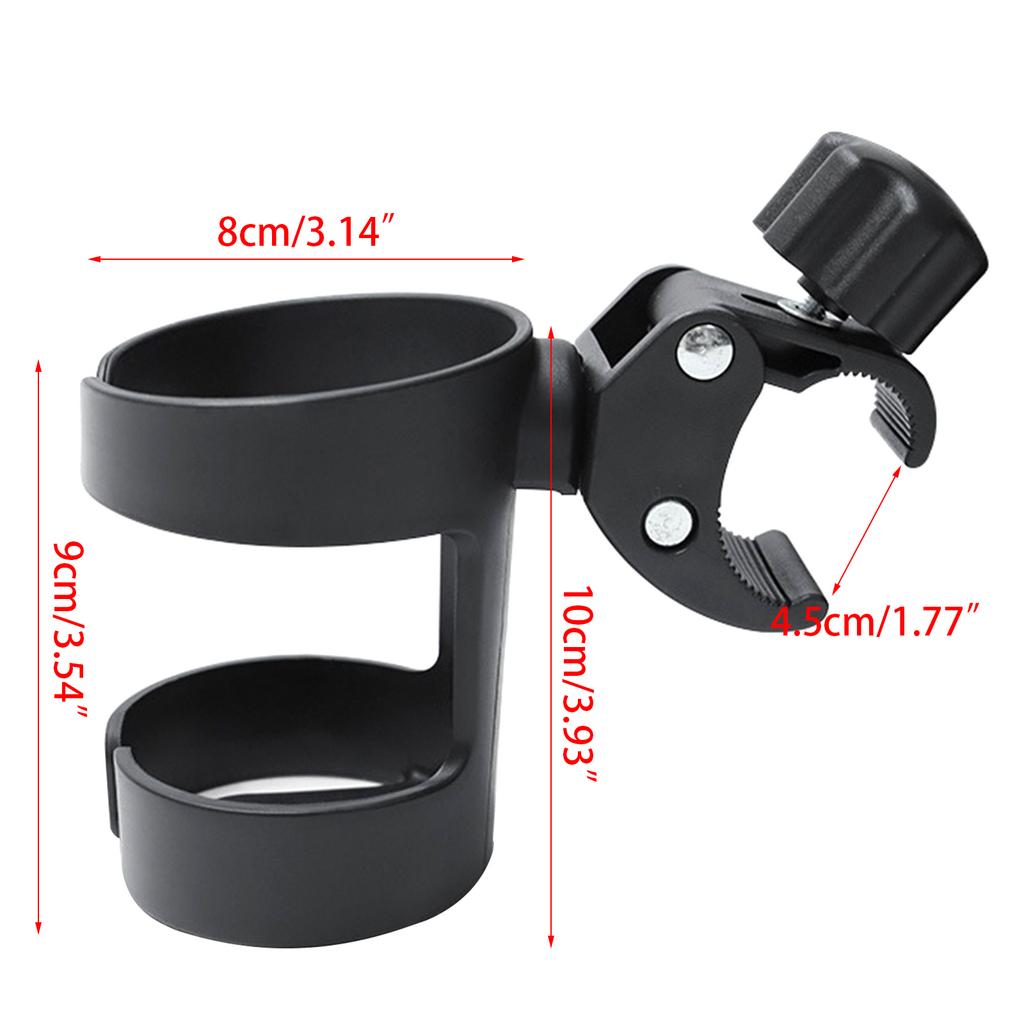 Adjustable Large Caliber Bike Water Bottle Holder Drink Holder for Bicycle Wheelchair Walker Trolley Motorcycle