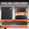 Pizza Steel, 20" x 14" x 3/8" Pizza Steel Plate for Oven, Pre-Seasoned Carbon Steel Pizza Baking Stone with 20X Higher Conductivity, Heavy Duty