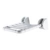 Folding Shower Seat Wall Mount Space Saving Antislip Safety Bathroom Wall Shower Bench for The