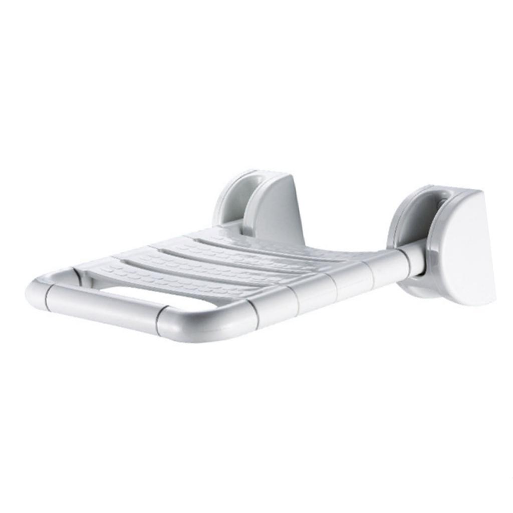 Folding Shower Seat Wall Mount Space Saving Antislip Safety Bathroom Wall Shower Bench for The