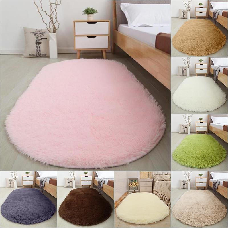Плюшевый мягкий ковер из овчины для спальни, коврик из искусственной шерсти, длинные волосы, прикроватный коврик, диванная подушка, коврики для гостиной, меховой ковер