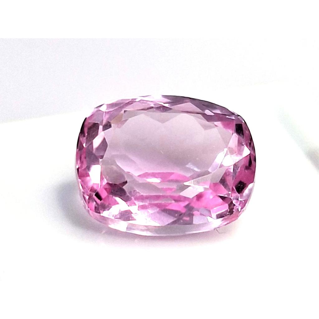 Natural Light Pink Sapphire 8-10 Ct Cushion Cut Certified Fabulous Gemstone