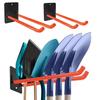 1Pcs Iron Garden Tool Organizer Screw Installation Wall Mounted Hook  for Shovel Rake Broom Hose