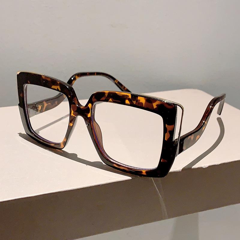 Винтажные Оверсайз Оптические Оправы для Очков с Защитой от Синего Света Женские Мужские Дизайнерские Тренд Оправы для Очков от Миопии