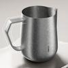 SIMELO Pure Titanium Coffee Latte Art Pitcher 600ml, Pointed Milk Frother Pitcher, Professional Latte Art Cup