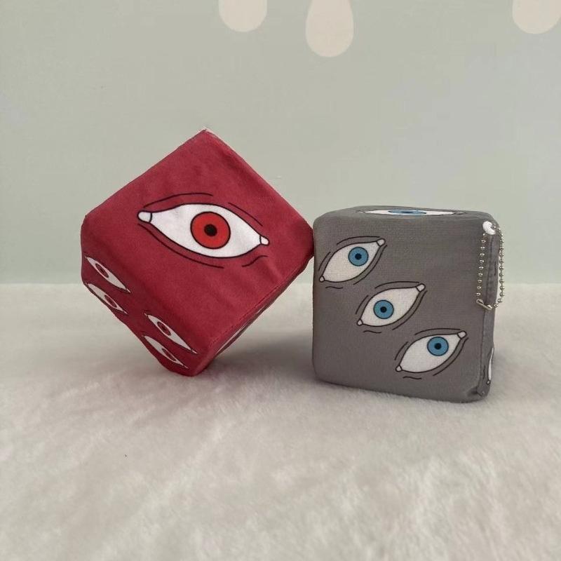 Новый Брелок Jujutsu Kaisen Годжо Сатору ГокумонКё Аниме Мягкая Набивная Подвеска на Рюкзак Мультяшная Игрушка Брелоки для Сумки Украшение Подарок