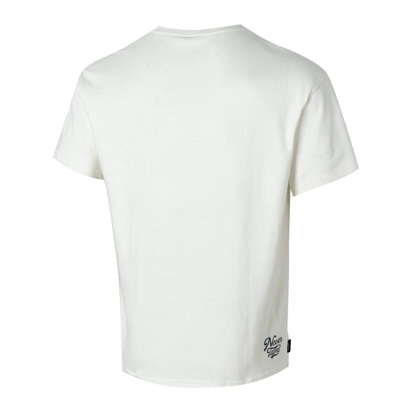Puma Loose Casual Round Neck Short Sleeve T-Shirt With Letter Print Men Tops Off-White 630937-87