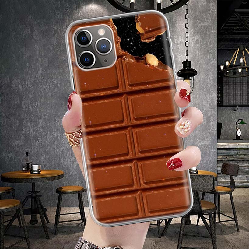Chocolate Nutella Soft Phone Case For IPhone 11 17 Air 16E 16 Pro Max 15 + 14 Plus 13 Mini 12 Apple 7 SE 8 Fundas Coque 11 17 Ai
