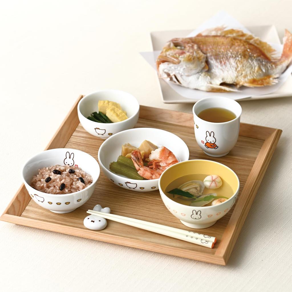 Набор столовых приборов Dick Bruna для посудомоечной машины с микроволновой печью Inglaze Kokko, произведен в Японии 417721 "Miffy" Детский набор, 8 предметов, безопасный,