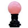 Star Rose Quartz Crystal Natural Carefully 88mm 878g Natural Crystal Raw Feng Good Love and Relationship Guardian Home New Ornament [TANAKA YA] Ball,