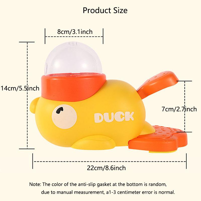 Little Yellow Duck Pet Treat Dispenser Toy, Interactive Slow Feeder For Dogs Cats, Educational Training Device Puppy Leaking Toy
