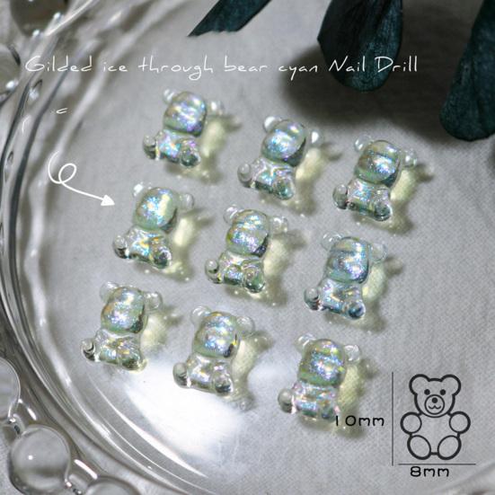 Изысканные стразы для ногтей, глянцевая смола, долговечная