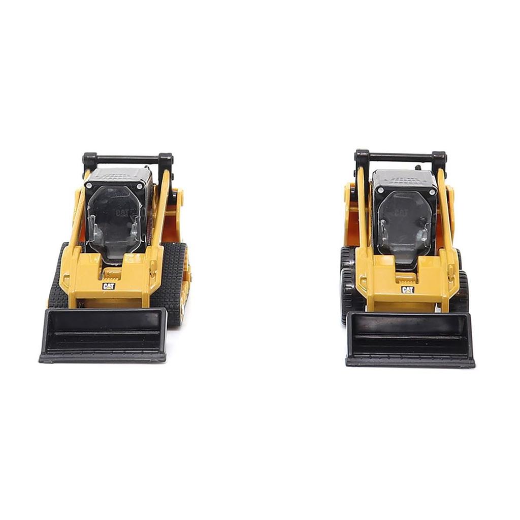 Diecast Master 1/64 Scale Caterpillar CAT 272D2 Skid Steer Loader & CAT 297D2 Compact Track Loader Set of 2