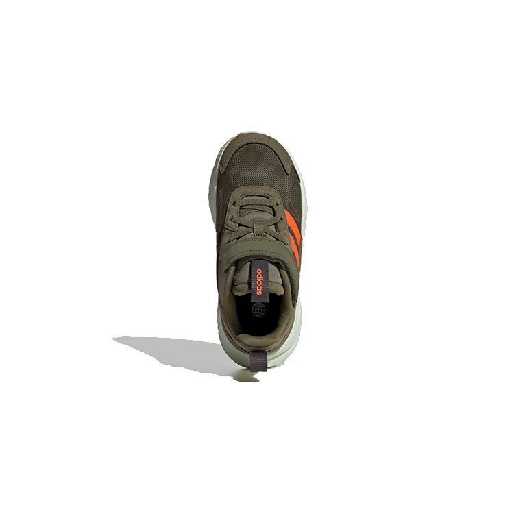 Adidas Ozelle J Focus Olive Impact Orange Kids Sneakers Green Linen-Green GY7112