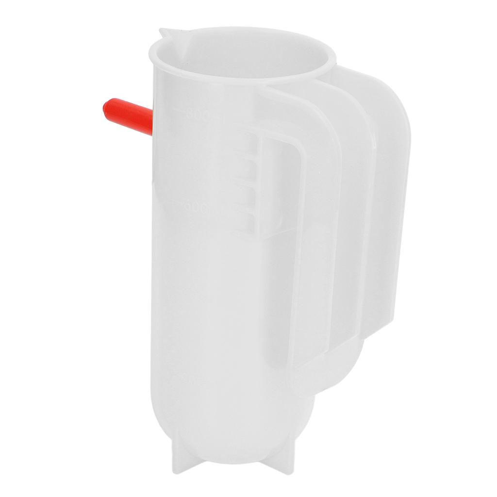 Lamb Milk Feeder Bottle 800ML Scale Accurate Quantitative Small Animal Calf Goat Pacifier Feeder Milk Bottle with Hand Grip