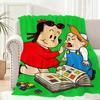 Anime The Little Lulu Show Throw Lightweight 240g Flannel Blanket Soft Skin-friendly for Summer Cooling