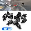 10Pcs Car Wire Harness Closure for All Car Route Fixed Clips Well Pipe Tie Wrap Cable Clamp Car Accessories Interior Mini Cooper
