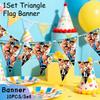 Boss Banner Paper Quality Birthday Party Theme Hang Decorative Tableware Supplies Gathering And Other Occasions Use Gifts